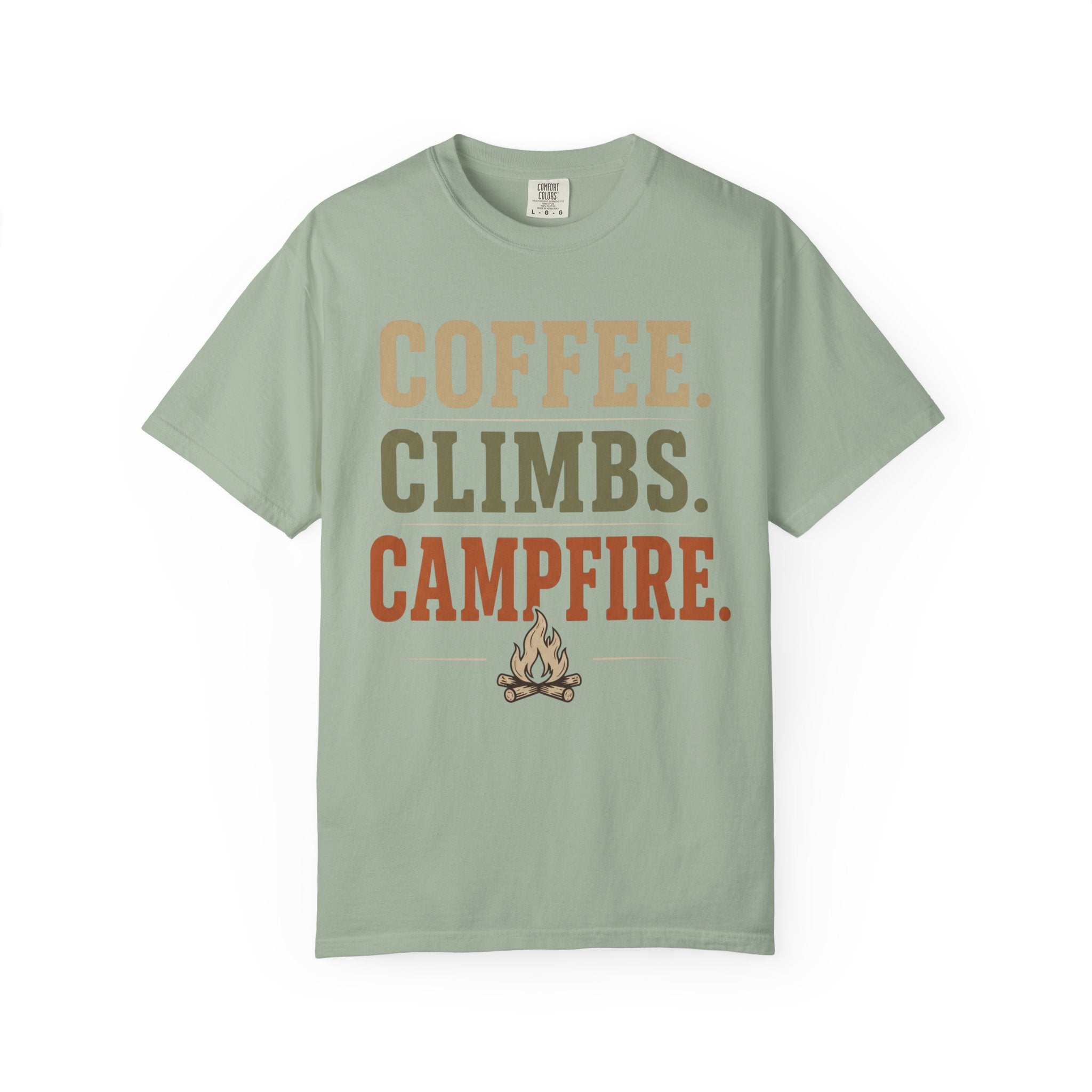 Coffee. Climbs. Campfire T-Shirt