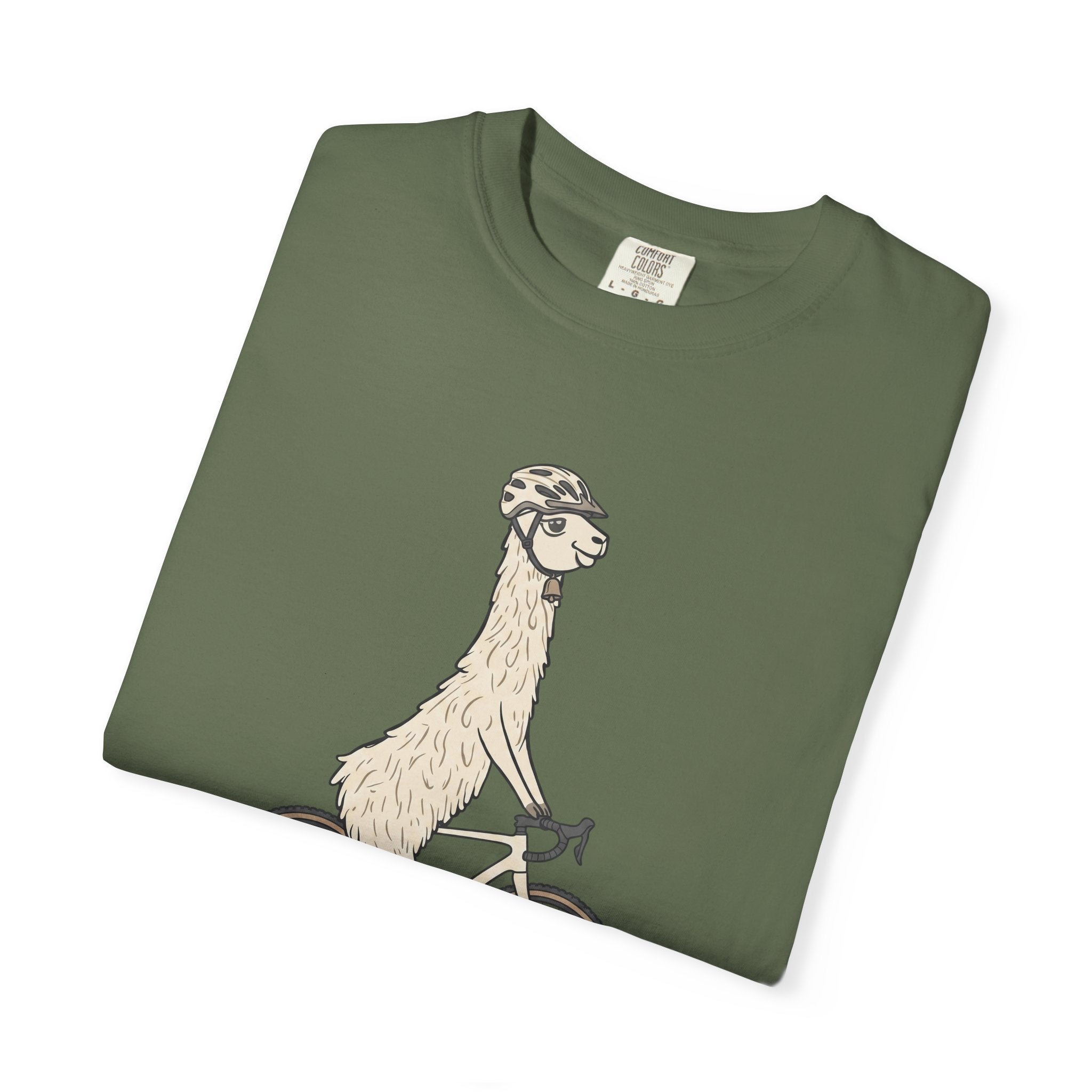 Alpaca on a Bike T‑Shirt