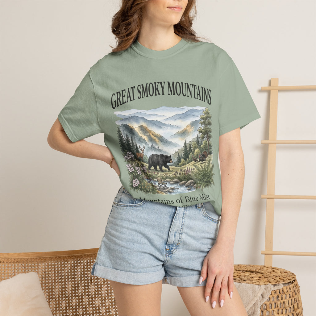 Great Smoky Mountains Bear Scenic T-Shirt