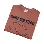 White Rim Road Route Map T-Shirt