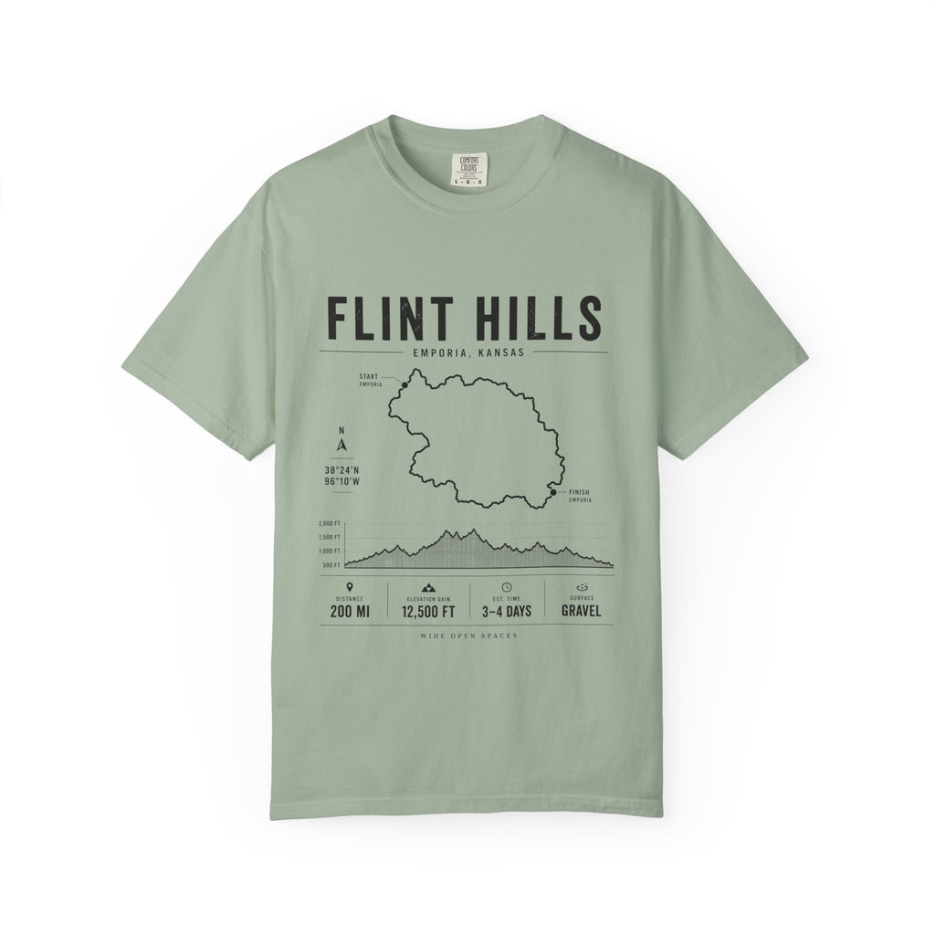 Flint Hills Map T-Shirt