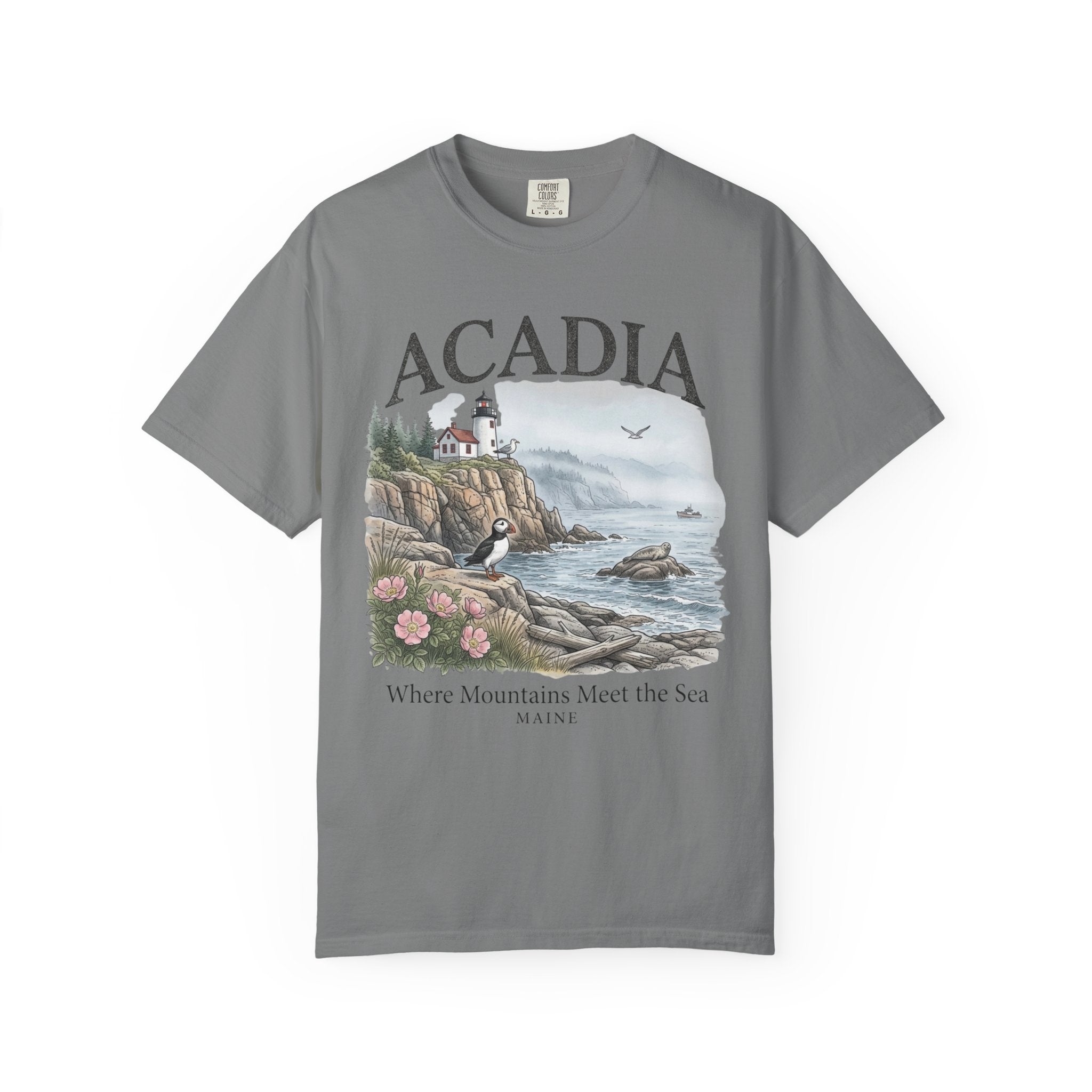 Acadia Lighthouse Scenic T-Shirt