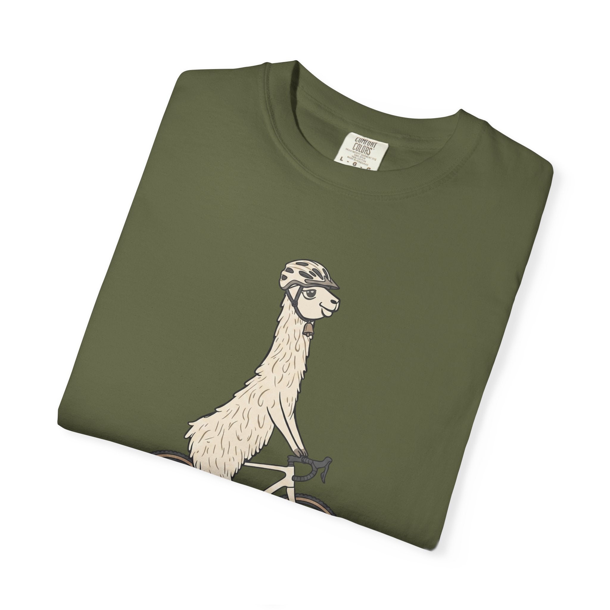 Alpaca on a Bike T‑Shirt