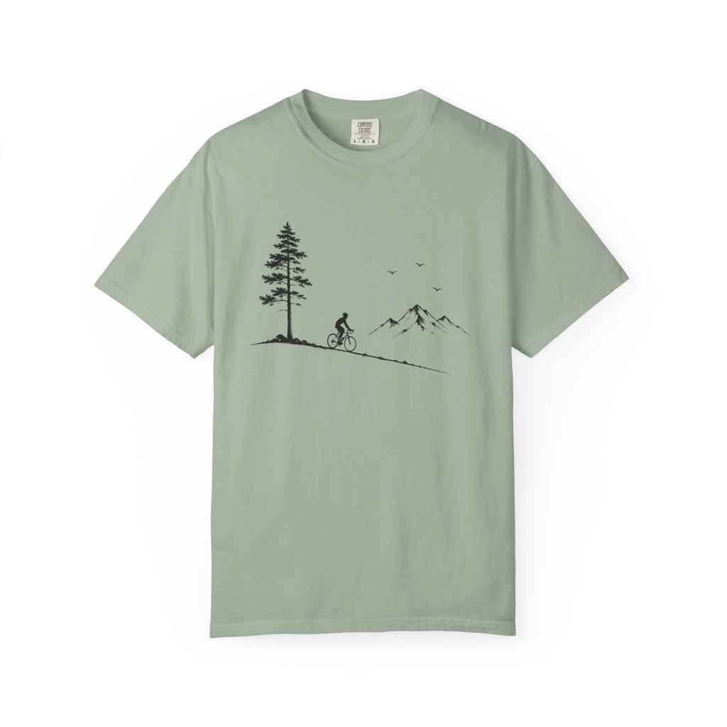 Minimalist Mountain Biker T-Shirt