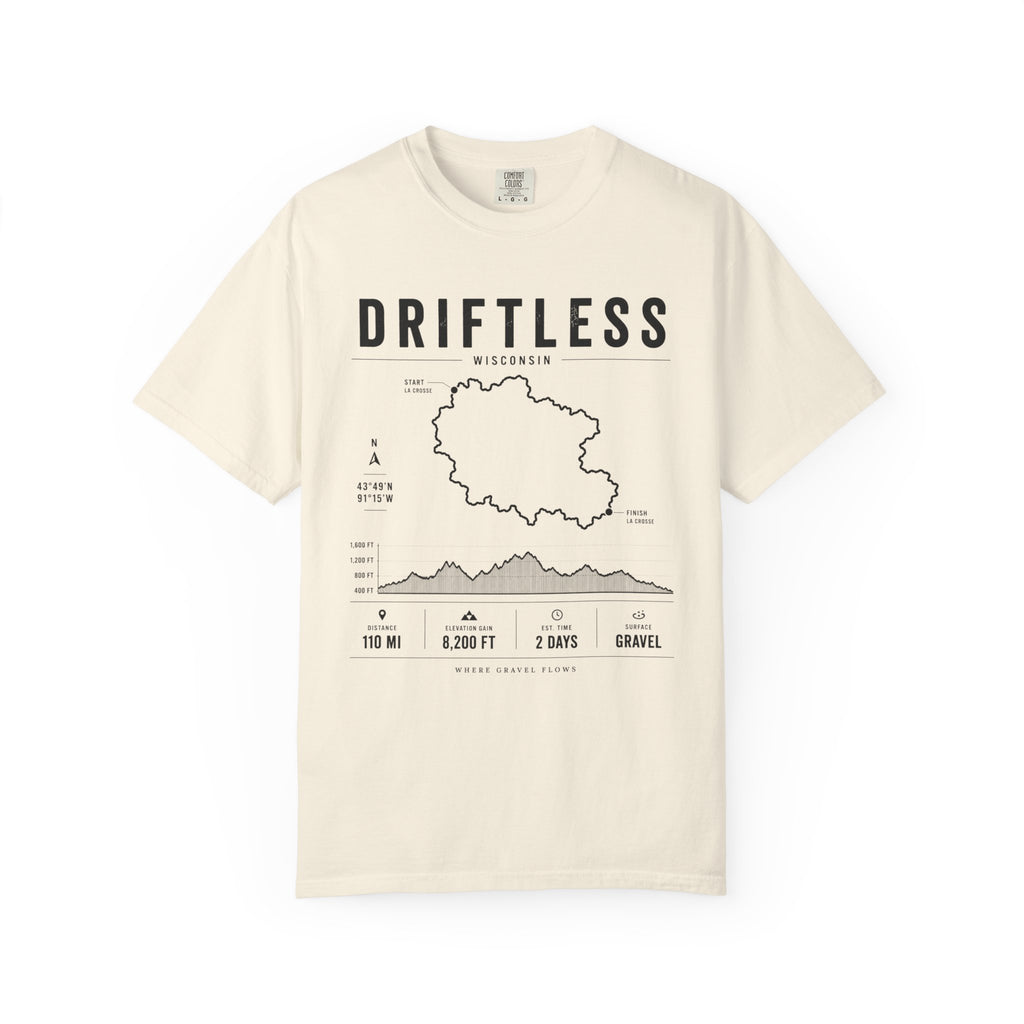 Driftless Region Map T-Shirt — Rustic Adventure Graphic Tee