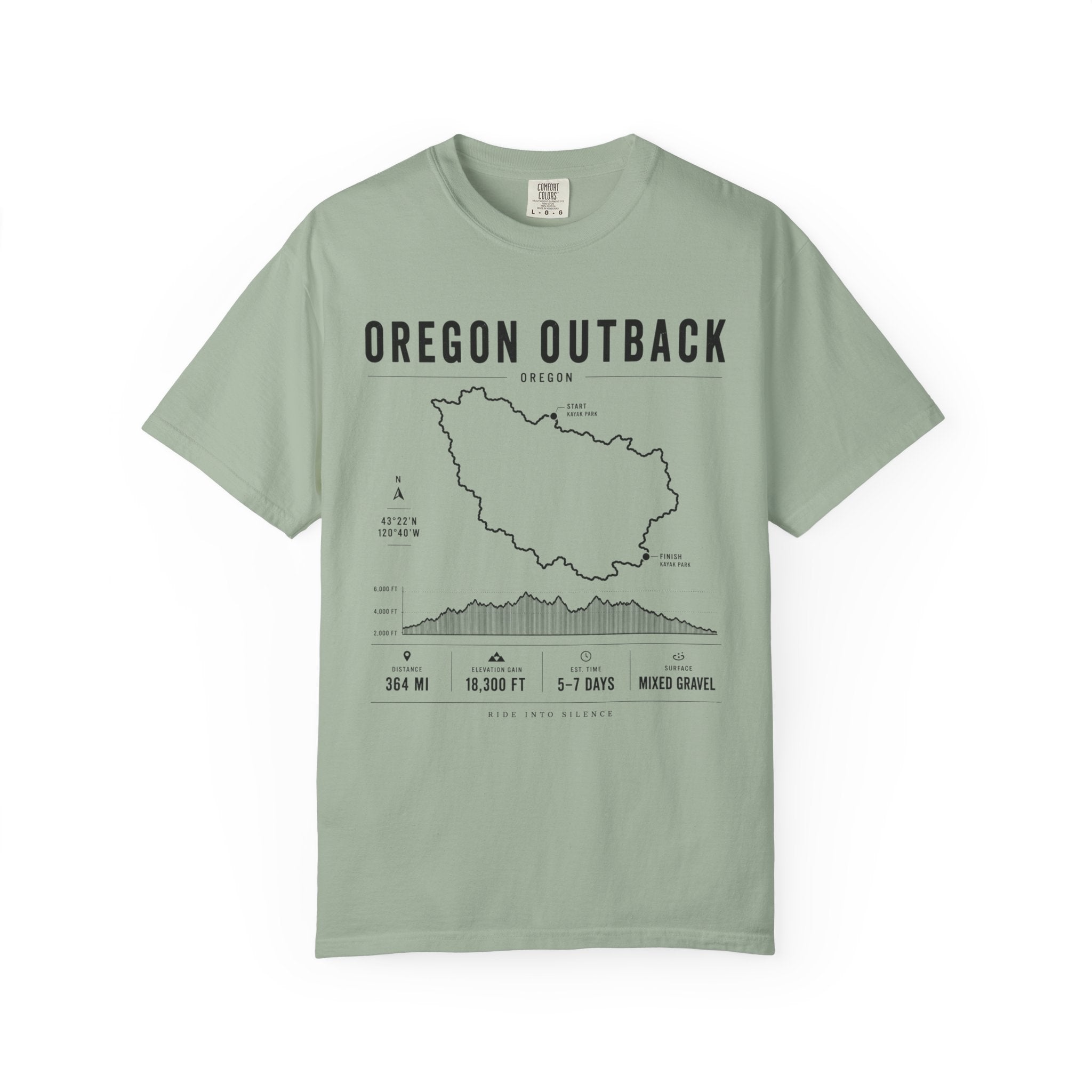 Oregon Outback Map T-Shirt