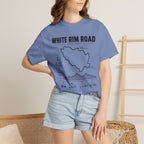 White Rim Road Route Map T-Shirt