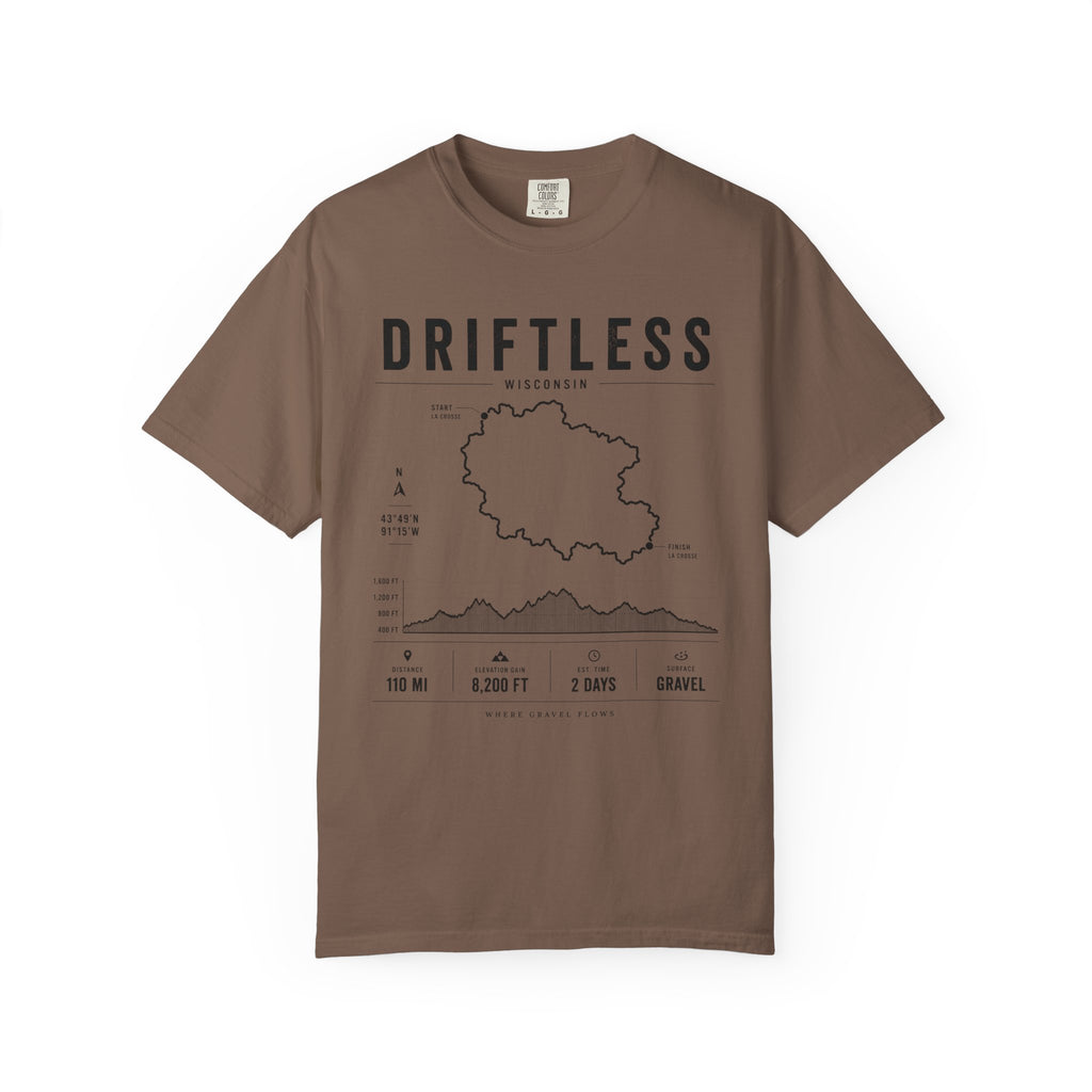 Driftless Region Map T-Shirt — Rustic Adventure Graphic Tee