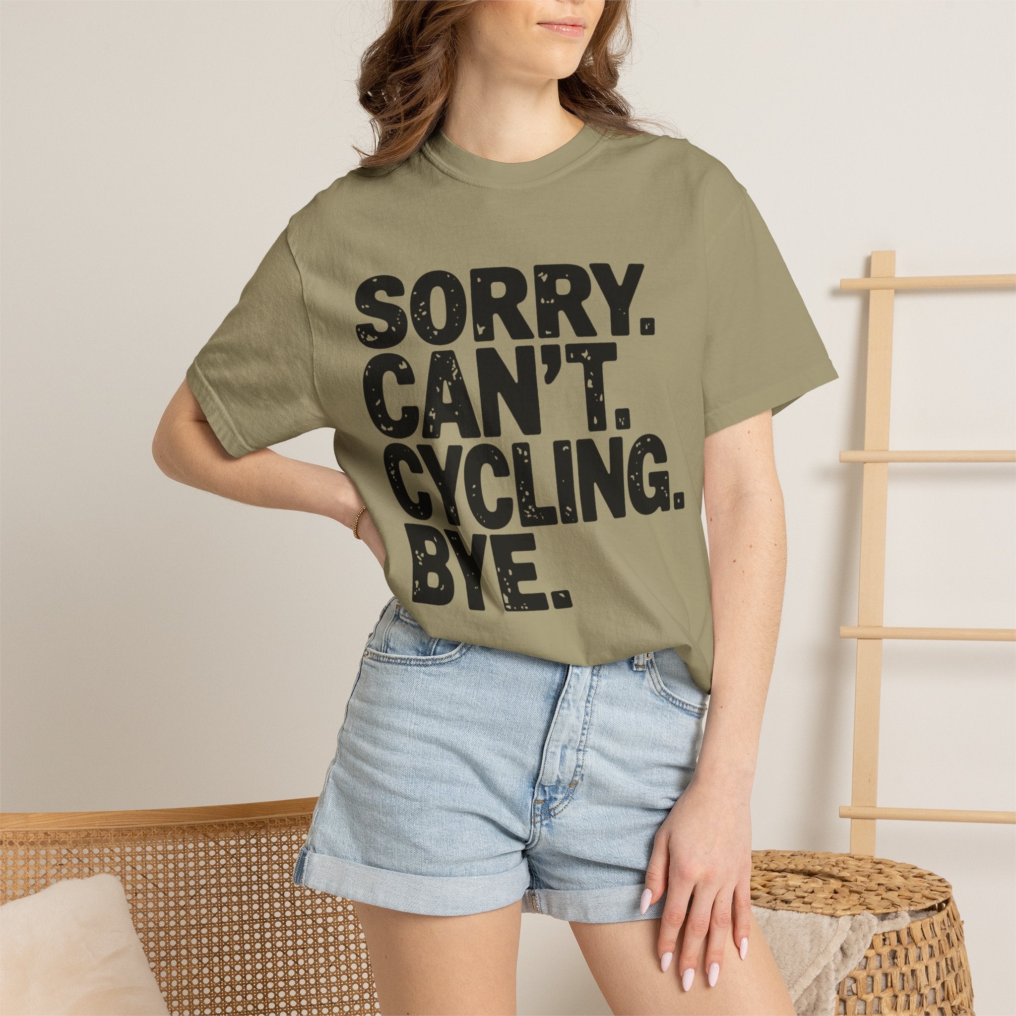 Sorry. Can’t. Cycling. Bye - T-Shirt