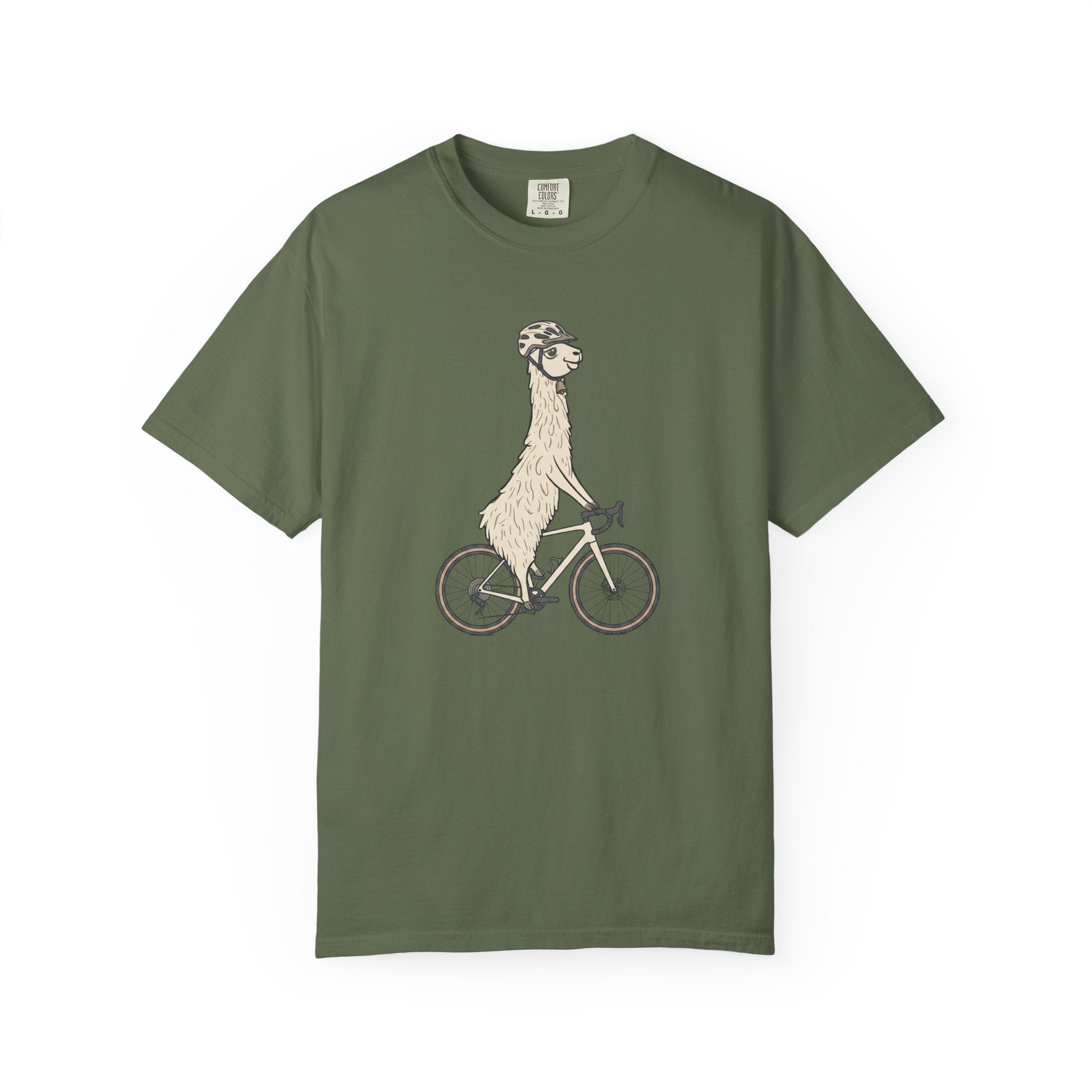 Alpaca on a Bike T‑Shirt