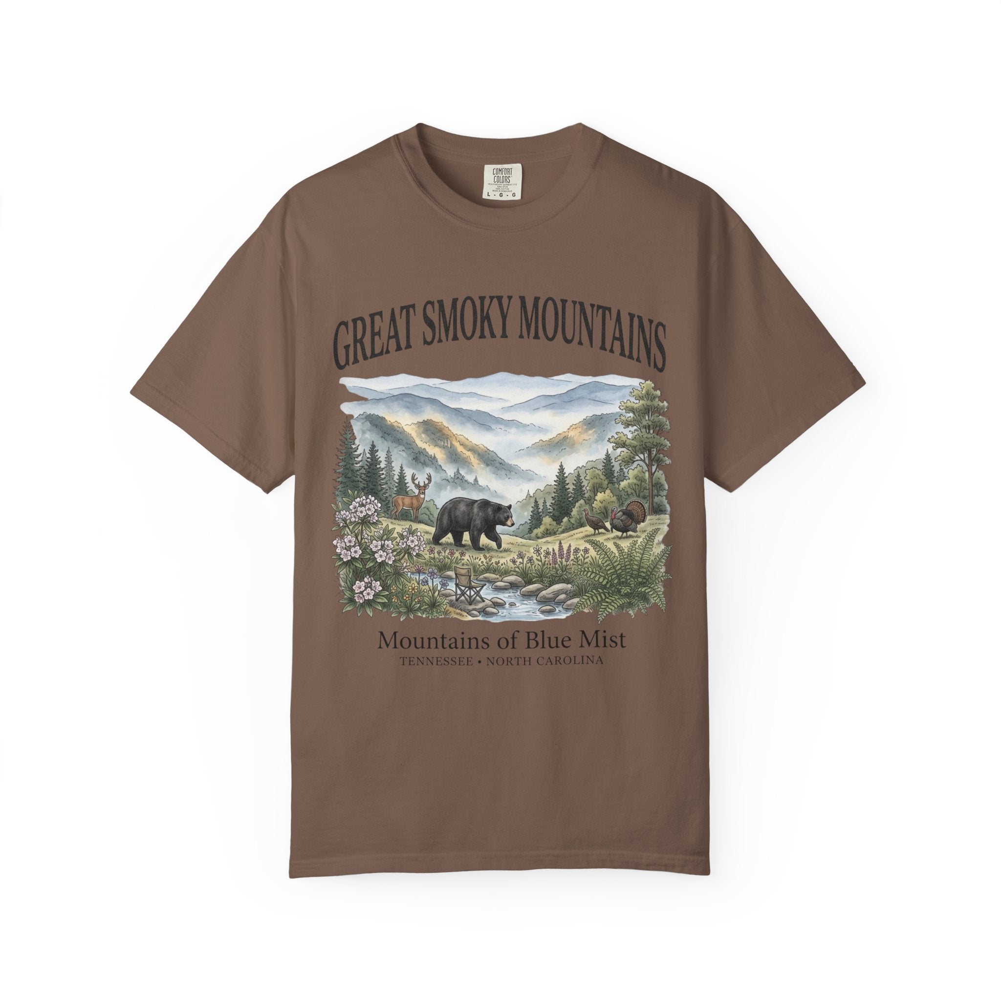 Great Smoky Mountains Bear Scenic T-Shirt